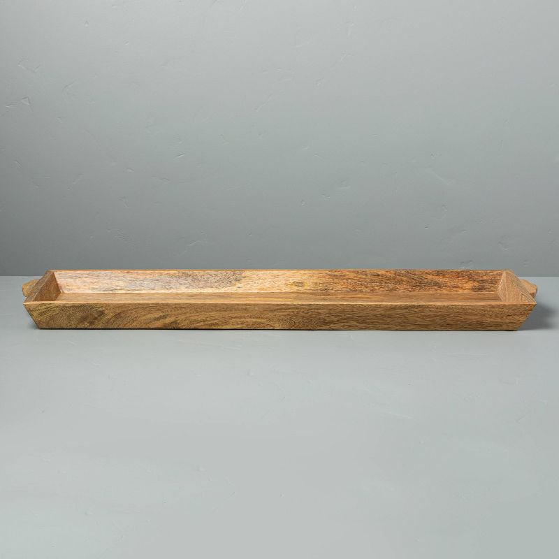 Carved Wood Tray - Hearth & Hand™ with Magnolia, 3 of 12