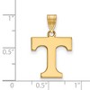 Black Bow Jewelry 10k Yellow Gold Tennessee Volunteers NCAA Medium Pendant - 2 of 3