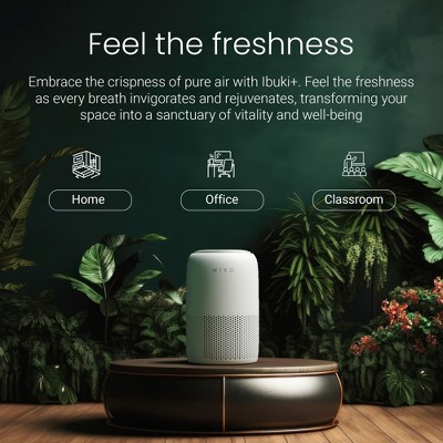 Miko Gray HEPA Air Purifier with Wi-Fi Control