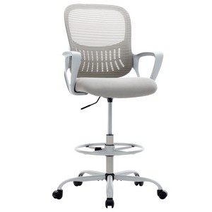 NicBex Adjustable Height Home Office Mesh Chairs with Fixed Armrest and Wheels for Work Study - 1 of 4