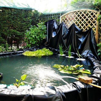 Acekool Pond Liner - Durable LLDPE, 20 Mil UV Resistant, Safe for Fish & Plants, Easy to Cut, Perfect for Waterfalls, Koi Ponds, and Water Gardens