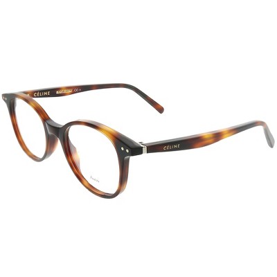 Celine Twig Square CL41407 05L Unisex Square Eyeglasses Havana 47mm