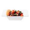 Smarty Had A Party 5 oz. White Square Plastic Dessert Bowls - 120 pcs - 2 of 4