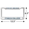 Ithaca College School Logo Full Size Standard License Plate Metal Frame - 4 of 4