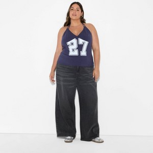 Women's Low-Rise Wide Leg Loose Jeans - Wild Fable™ - 1 of 3