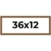 PosterPalooza | Panoramic Classic Gold Picture Frame - UV Acrylic, Foam Board Backing, Hanging Hardware - 2 of 4