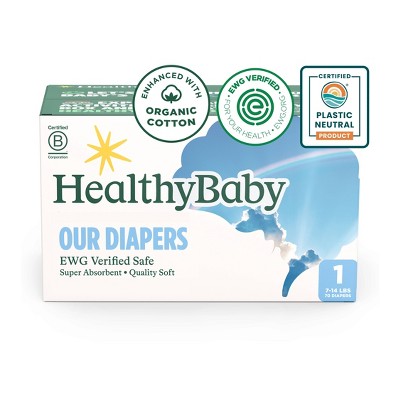 HealthyBaby Organic Cotton Enhanced Chlorine Free Disposable Diaper