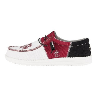 Wally Coastline Wally Blue Bay Shoes Wally Tri Varsity Mesh Yellow/Black HEYDUDE Shoes