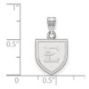Black Bow Jewelry 10k White Gold East Tennessee State Buccaneers NCAA Small Pendant - 3 of 4