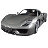 Porsche 918 Spyder Silver Closed Roof 1/24 Diecast Model Car by Welly - 2 of 2