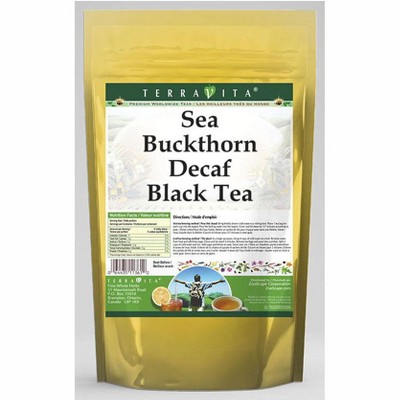 TerraVita Sea Buckthorn Decaf Black Tea (25 tea bags, ZIN: 539768, 2-Pack)