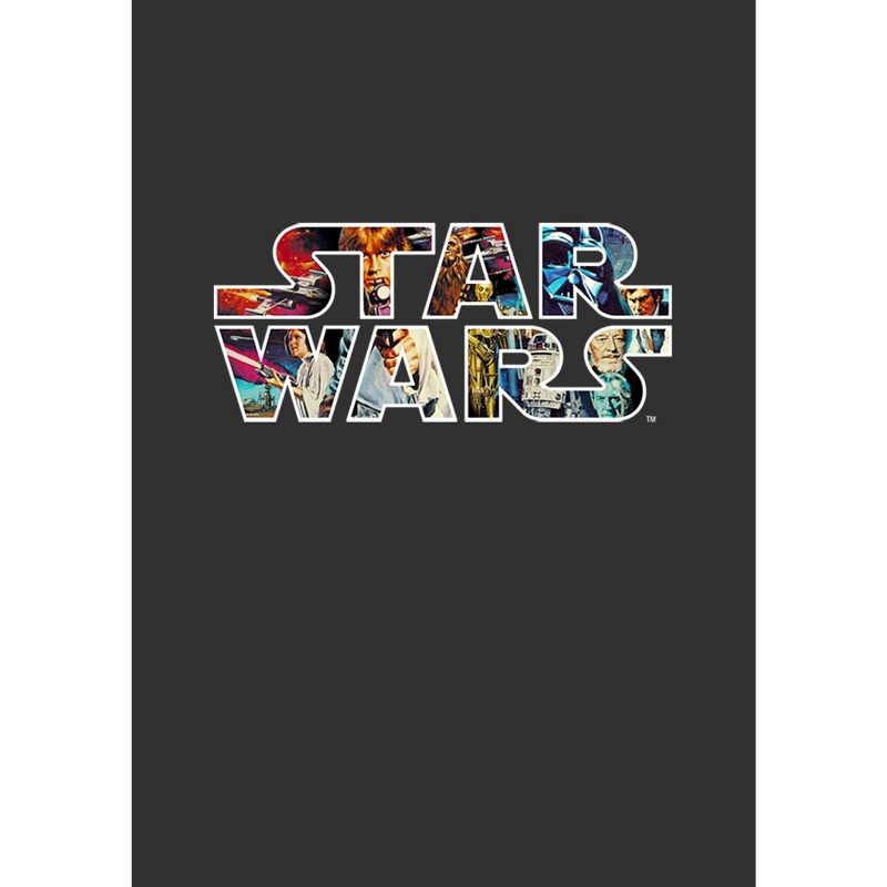 Men's Star Wars Classic Poster Logo T-Shirt, 2 of 6