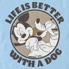 Men's Mickey & Friends Life is Better with a Dog T-Shirt - image 2 of 4