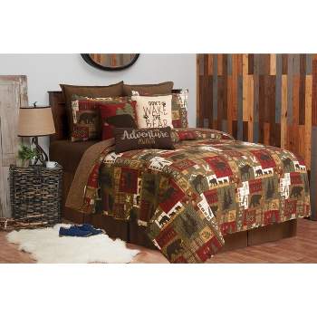 C&F Home Timber Trails Rustic Lodge Cotton Quilt Set  - Reversible and Machine Washable