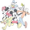 Men's Mickey & Friends Running Group Shot T-Shirt - 2 of 4
