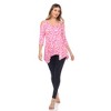 Leopard Cold Shoulder Tunic - White Mark - 4 of 4