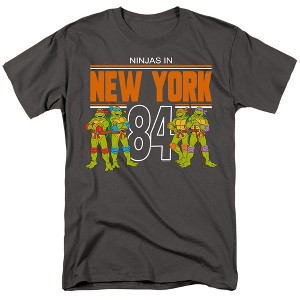 Teenage Mutant Ninja Turtles Teenage Mutant Ninja Turtles Nyc Adult T Shirt, Charcoal - 1 of 4