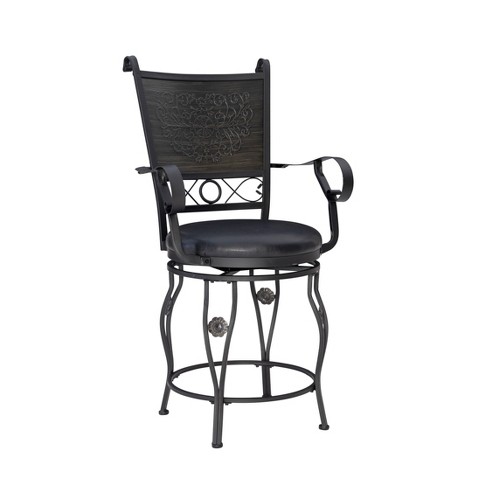 Armed swivel best sale bar stools