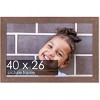 PosterPalooza | Shabby Chic Brown Picture Frame - UV Acrylic, Backing Board, Hanging Hardware Included - 2 of 4