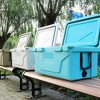 Spassway 65 QT Hard-Sided Cooler Box with Wheels Portable Ice Chest with Drainage Plugs Rolling Cooler with Rubber Latches - 4 of 4