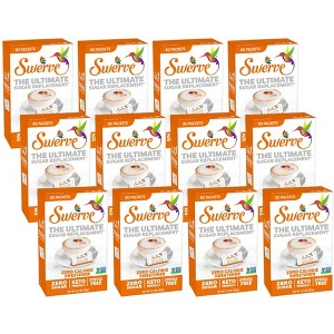 Swerve The Ultimate Sugar Replacement Zero Calorie Sweetener 80 Packets - Case of 12/4.23 oz - 1 of 2