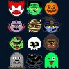 Men's Design By Humans MONSTER FACES Halloween Emoji Shirt Skeleton Dracula Costume By vomaria Tank Top - 2 of 3