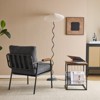 Karl Home Gray Modern Accent Chair Armchair For Living Room,Bedroom - 3 of 4