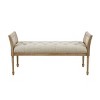NicBex Ottoman Bench Storage Organizer Ottoman Upholstered Accent Bench for Entryway Bathroom Bedroom - 3 of 4