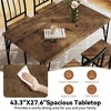 Dyonery Dining Table Set for 4, 5-Piece Rectangular Kitchen Table Chair Set for Small Space,Dinette,Apartment - 4 of 4