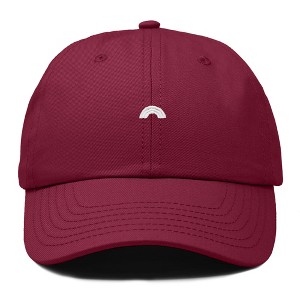 Dalix Lil Rainbow Embroidered Cotton Cap Summer Outdoor Dad Hat Womens - 1 of 4