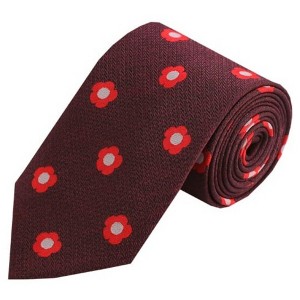 Men's Floral 3.25 Inch Wide And 58 Inch Long Woven Neckties - 1 of 4
