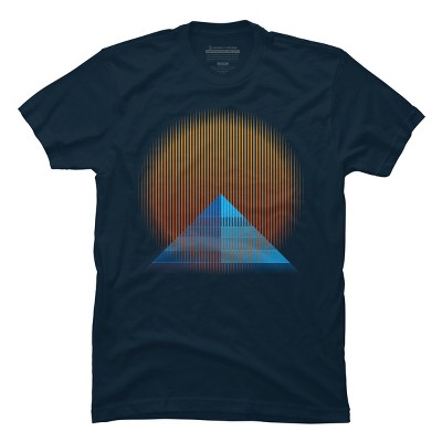 Men's Design By Humans Pyramid Sun By Ramzi T-Shirt
