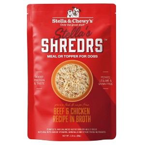 Stella & Chewy's Stella's Shreds Chicken and Beef Flavor in Broth Wet Dog Food - 2.8oz - 1 of 4