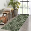 Coolmee Washable Area Rug Non-Slip Ultra-Thin Retro Medallion Carpet Print Distressed Rugs for Living Room Bedroom Home Office - 2 of 4