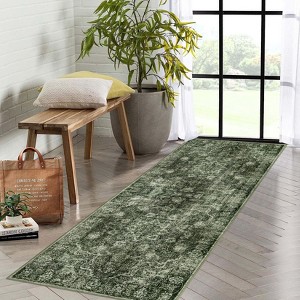 Washable Area Rug, Stain-Resistant, Non-Slip,Small Machine Washable Rugs for Living Room, Bedroom, Hallway - 1 of 4
