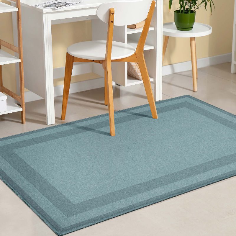 Well Woven Apollo Flatwoven Solid Color Plain Border Flatweave Area Rug, 3 of 9