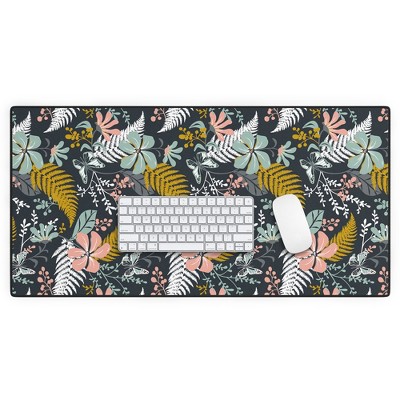 Heather Dutton Eden Midnight Desk Mat - Deny Designs