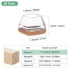 Unique Bargains Silicone Cups Felt Furniture Pads for Hardwood Floors 24 Pcs - 3 of 4
