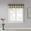 Polyoni Pintuck Light Filtering Striped Window Valance, Lightweight Textured Rod Pocket Top Valance for All Seasons - 3 of 4