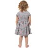 Disney Toddler Girls' Minnie Mouse Pink Bow Allover Print Design Dress - 4 of 4