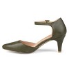 Journee Womens Bettie Almond Toe Mid Heel Pumps - 2 of 4