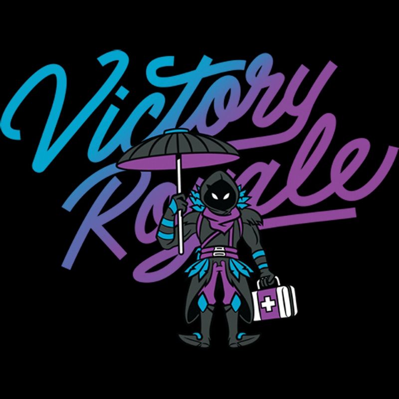 Men's Fortnite Victory Royale Raven Float On T-Shirt, 2 of 6