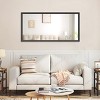 NicBex 36x24 Inch Modern Bathroom Mirror for Wall, Aluminum Framed Vanity Mirror, Hangs Horizontally or Vertically for Living Room Bedroom - 3 of 4