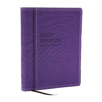 Noteworthy New Testament: Read and Journal Through the New Testament in a Year (Nkjv, Purple Leathersoft, Comfort Print) - by  Thomas Nelson