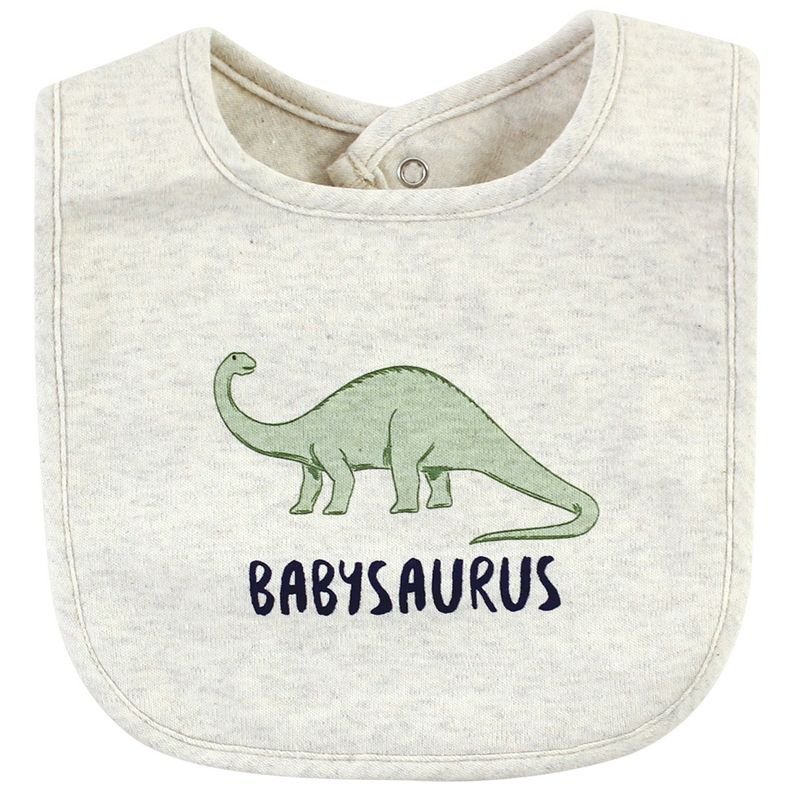 Hudson Baby Infant Boy Cotton Bib and Sock Set, Dinosaur Explorer, One Size, 6 of 9