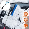 iMountek"3-in-1 Extendable Windshield Ice Scraper, Snow Broom & Shovel for Car Frost and Snow Removal" BlackOrange&Blue - 2 of 4