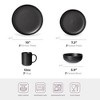 12-Piece Stoneware Dinnerware Set for 3 | Matte Glaze Plates, Bowls & Mugs | Microwave, Dishwasher Safe, Non-Toxic & Stackable-- Frevyn - 2 of 4