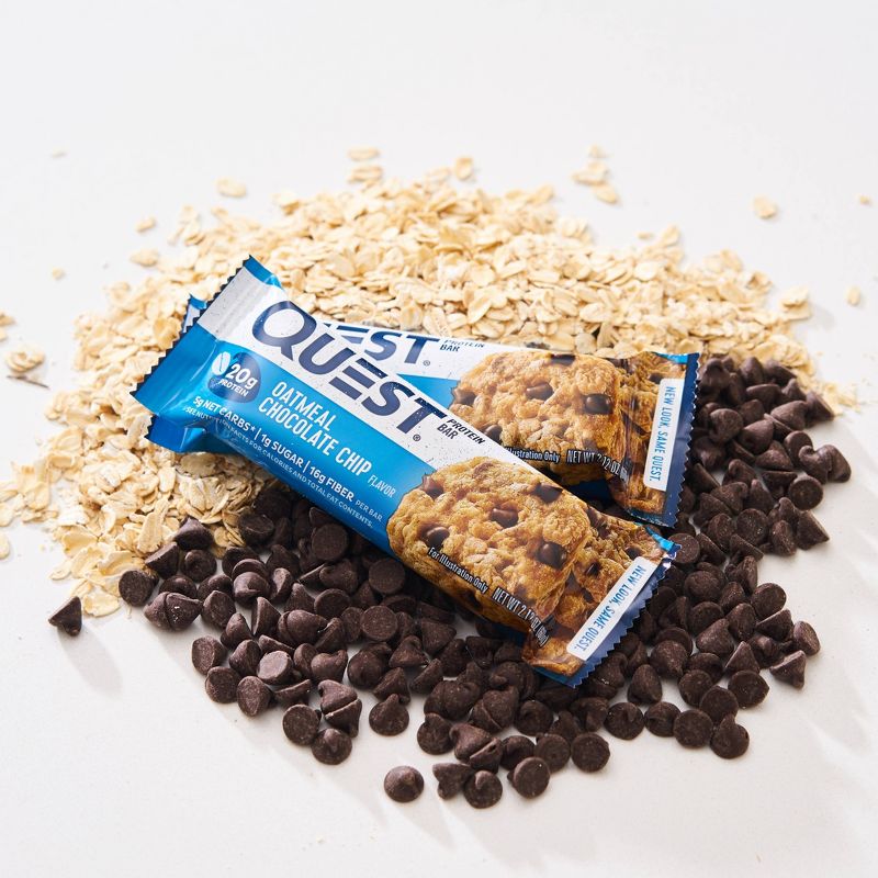 Quest Nutrition Protein Bar - Oatmeal Chocolate Chip, 4 of 8