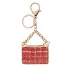 CTM Women's Tweed Handbag Bag Charm - 2 of 3