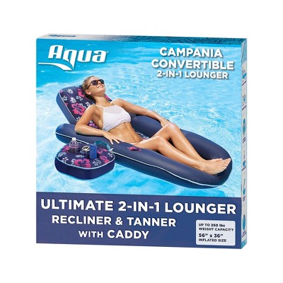 NOS 1993 Aqua Leisure Two Color Inflatable Pool Float Raft Matress 72x27 for sale online 